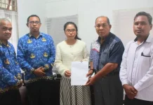 Kemenag Flores Timur Terima Hibah Aset dari Yayasan Gewayantana