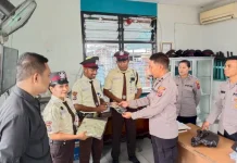 Sat Binmas Sikka Periksa Kesiapan Satpam PLN