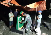 Gotong Royong TMMD Percepat Pembangunan Gapura Desa Fataatu Timur