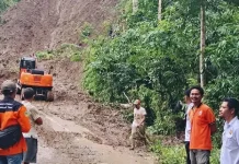 Akses Jalan Paka–Ntaur di Rana Mese Lumpuh Total akibat Longsor