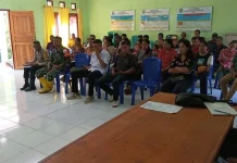 Musyawarah LKPPD Desa Kawalelo Dikawal Babinsa dan Aparat Desa