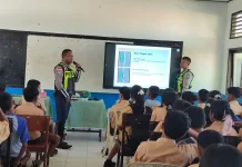 Police Go To School, Satlantas Ende Edukasi Disiplin Berlalu Lintas