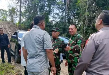 Kasrem 161/Wirasakti Tinjau Jalan Baru Hasil TMMD Ende