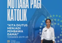 Yesus Mengutus Murid Menjadi Pembawa Damai Dunia