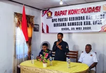 Bangun Komunikasi Politik Sehat, Bawaslu Ende Konsolidasi Bersama Gerindra