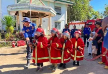 Damkar Manggarai Barat Edukasi Pencegahan Kebakaran kepada Anak TK