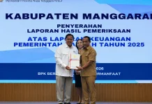 Delapan Kali Berturut-turut, Pemkab Manggarai Raih Opini WTP