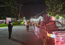 Polres Ngada Kawal Pawai Takbir Idul Adha