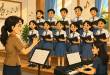 Pendamping Paduan Suara Dorong Pelajar Percaya Diri Kembangkan Bakat Seni