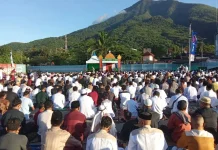 Ribuan Jemaah Padati Sholat Idul Adha di Larantuka, Pengamanan Gabungan Dikerahka