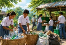 Pelajar Ende Dorong Bank Sampah Berbasis Komunitas