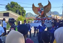 Warga Ende Antusias Ikuti Parade Kebangsaan, Semangat Persatuan Menggema
