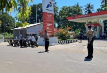 Polsek Reo Intensifkan Patroli di SPBU, Jaga Keamanan & Kelancaran Distribusi BBM