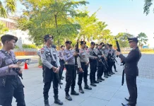 Sat Pamobvit Polres Manggarai Barat Perketat Pengamanan Objek Vital