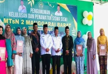 Penamatan MTsN 2 Mabar, Siswa Diingatkan Jaga Akhlak dan Prestasi