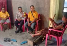 Bhabinkamtibmas Dampingi Korban KDRT di Naruwolo