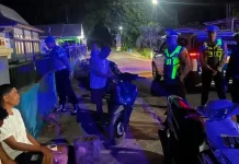 Satlantas Flores Timur Gelar Patroli Lampu Biru di Larantuka
