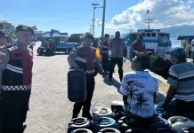 Patroli Presisi Samapta Polres Flores Timur Jaga Kondusivitas Kota