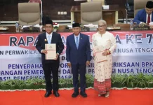 Pemprov NTT Raih Opini WTP Ke-11 Berturut-turut dari BPK RI