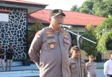 Kapolres Ende Tekankan Check dan Recheck Bukan Sekadar Formalitas