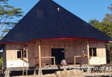 Revitalisasi Rumah Gendang Manggarai Berjalan, Empat Unit Sedang Dibangun
