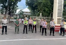 Polres Flotim Amankan Misa Corpus Christi di Gereja Katedral Larantuka