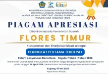Dana Desa Tahap I Tuntas, Flores Timur Raih Peringkat I NTT