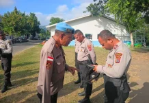 Polres Ende Sidak Ponsel Personel, Nihil Temuan Judi Online