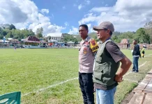 Bhabinkamtibmas Ajak Warga Sukseskan TURBO CUP IV