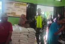 Program Bantuan Pangan Dinsos Jangkau Puluhan Keluarga di Saosina