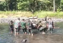 Pembangunan Jembatan Gantung Perintis Garuda di Talibura Terus Dipercepat