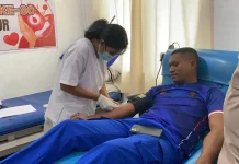 Donor Darah Hari Bhayangkara, Polres Flotim Tebar Harapan Hidup