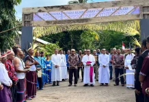 Peresmian Gereja Lewokukung Jadi Simbol Gotong Royong dan Persatuan Umat
