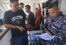 Cegah Kecelakaan Laut, Danlanal Labuan Bajo Sidak Kapal Wisata