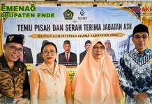 Temu Pisah Kemenag Ende, Dua Pimpinan Tinggalkan Jejak Pengabdian