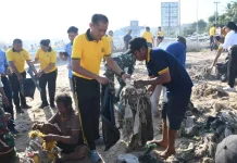 Apel Akbar Bersih Pantai Warnai HUT Bhayangkara ke-80, Polda NTT Libatkan Warga