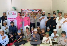 Jelang Hari Bhayangkara ke-80, Polsek Komodo Beri Bantuan ke Pondok Pesantren