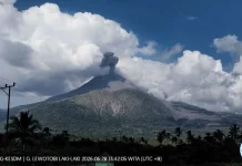 Lewotobi Laki-laki Kembali Meletus, Warga Sekitar Diminta Tetap Tenang