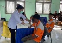 Rutan Bajawa Periksa Kesehatan Warga Binaan, Satu Positif Hepatitis B