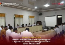 Jelang Akhir Semester I 2026, KPU Manggarai Timur Matangkan Agenda Kelembagaan