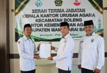 Kemenag Mabar Serahkan SK Kepala KUA Boleng, Perkuat Pelayanan Keagamaan