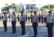 Sebanyak 41 Personel Polres Sikka Resmi Naik Pangkat Setingkat Lebih Tinggi