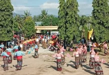 100 Penari Hegong Kreasi Sambut Peserta NYD III di Nita