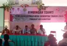 Bhabinkamtibmas Kawal Tahapan Pilkades di Riung Barat