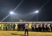 Sebanyak 190 Personel Polres Ende Amankan Pembukaan Bupati Ende Cup U-23 2026