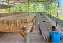 Dukung Program Ketahanan Pangan, Lapas Ende Bangun Kandang Ayam