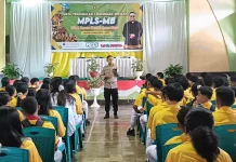 Polres Ende Edukasi 432 Siswa Baru SMAK Syuradikara Cegah Bullying dan Narkoba