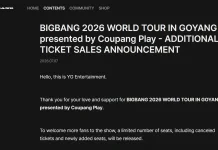 BIGBANG Tambah Tiket setelah 22 Menit Sold Out