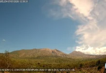Gunung Lewotobi Perempuan Normal, Ancaman Gas Beracun Tetap Diwaspadai