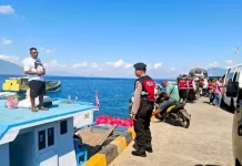 Polres Flotim Perketat Pengamanan Pelabuhan dan Kawasan Pasar